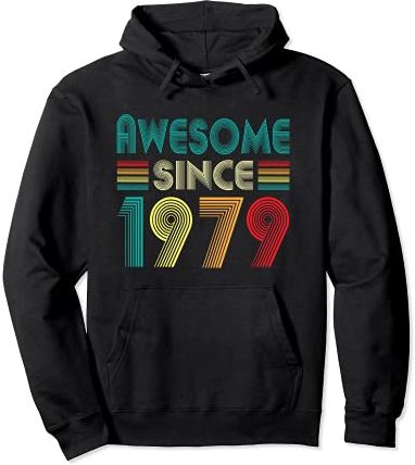 Awesome Since 1979 42nd Birthday 42 Years Old Bday Men Women Felpa con Cappuccio