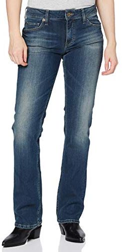 Sissy Straight Jeans, Blu(Blau (Scratched Used 579), 44/46 IT (31W/34L Donna