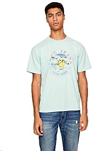 Murray T-Shirt, Blu (Dark Acqua 518), Medium Uomo