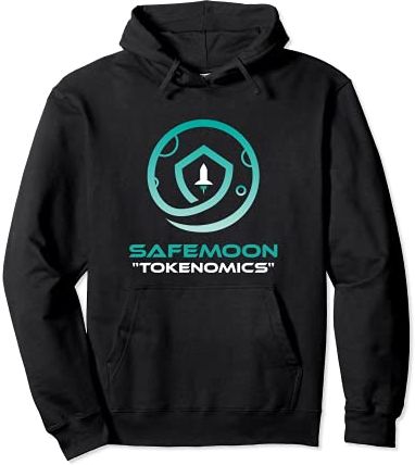 Safemoon Tokenomics HODL Safemoon To The Moon Crypto Felpa con Cappuccio