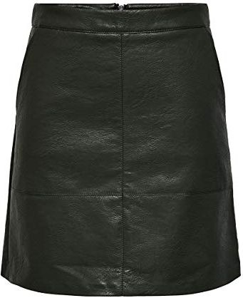 ONLLISA Faux Leather Skirt CC Otw Gonna, Rosin, 40 Donna