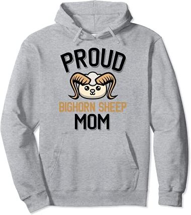 Proud Bighorn Sheep Mom Felpa con Cappuccio