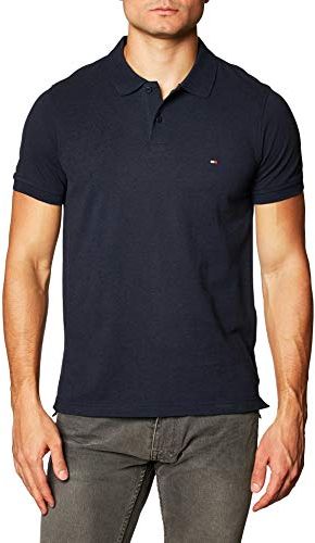 Tommy Heather Slim Polo, Blu, X-Large (Taglia Unica:) Uomo