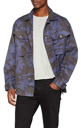 Desert Camoflauge Lightweight Giacca, Blu (Blu Navy), M Uomo