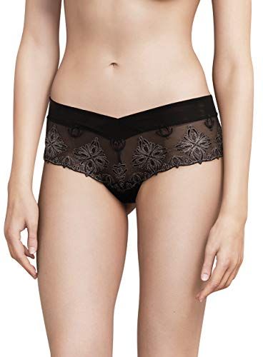 Chantelle Champs Elysees Slip, Nero (Schwarz/Or A1), 4 IT Donna