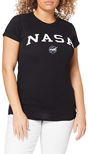 Brands In Limited NASA Collegiate Cappuccio, Nero (Black Blk), 42 (Taglia Produttore: Medium) Donna