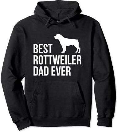 Miglior Rottweiler papà uomo ragazzo Rottie regalo Felpa con Cappuccio