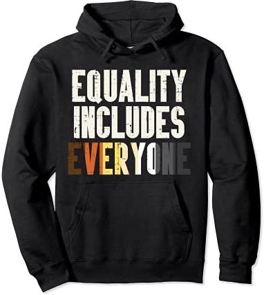 Equality Includes Everyone LGBTQ Gay Bear Flag Gay Pride Men Felpa con Cappuccio