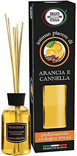 Brand Italia Diffusore A Bastoncino Profumazione Arancia Cannella - 100 Ml