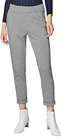 Check Pants Pantaloni, Grigio (Grey 29728), 48 (Taglia Produttore: XL/) Donna