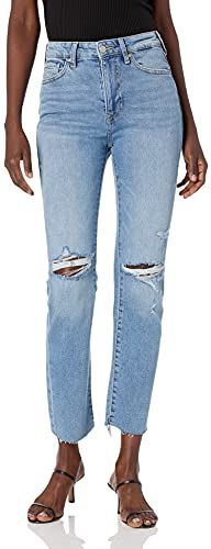 Starr High Rise Bite out Hem Jean Jeans, Percorso panoramico, 31W Regular Donna