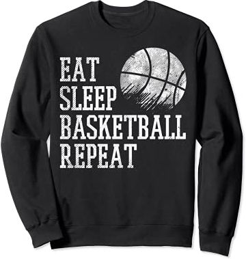 Eat Sleep Basketball Repeat Coach Player Men Women Kids Felpa