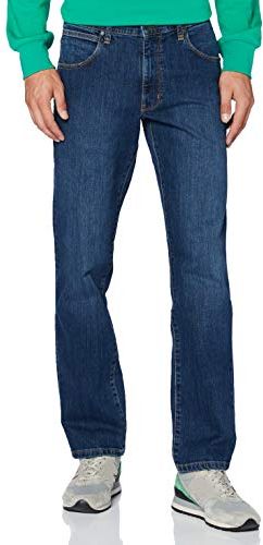 Arizona Straight Jeans, Blu (Blue Universe 10m), 33W / 32L Uomo