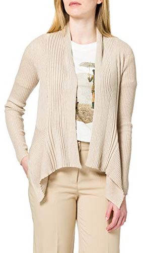 998EE1I803 Maglione Cardigan, 289/Sand 5, XL Donna