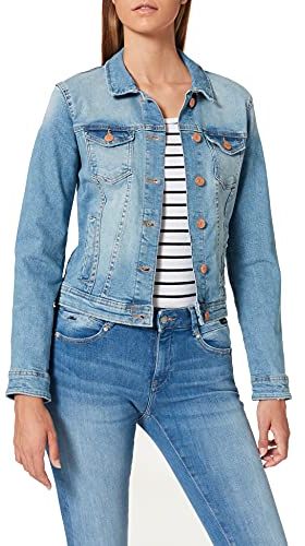 Onltia DNM Jacket BB Lb Bex179 Noos Giacca in Jeans, Blu (Light Blue Denim Light Blue Denim), 44 (Taglia Produttore: 38.0) Donna