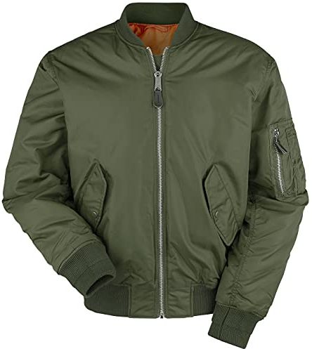 Brandit Ma1 Jacket Giacca, Olive, XXL Uomo