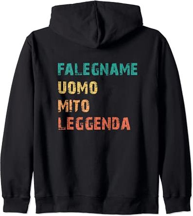 Falegname Uomo Mito Leggenda Divertente Retrò Artigiano Felpa con Cappuccio