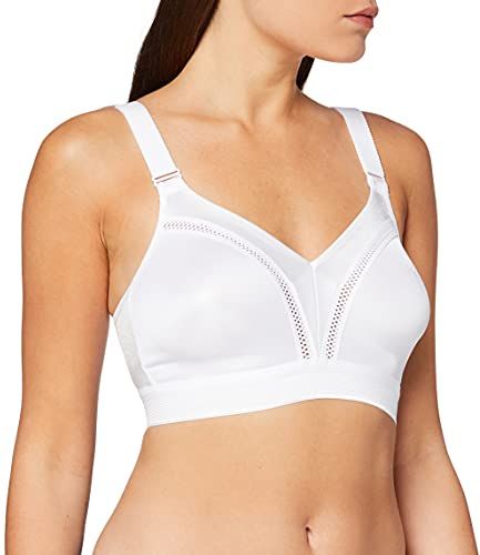 TRIACTION WORKOUT N, Reggiseno sport da donna, bianco (Weiß - Weiß), 4D