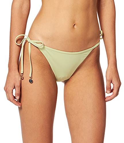 Hipster Tie Side Parte Inferiore del Bikini, Perla, 40 Donna