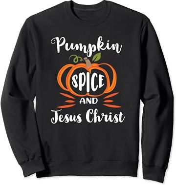 Pumpkin Spice and Jesus Christ Women's Christian Faith Felpa