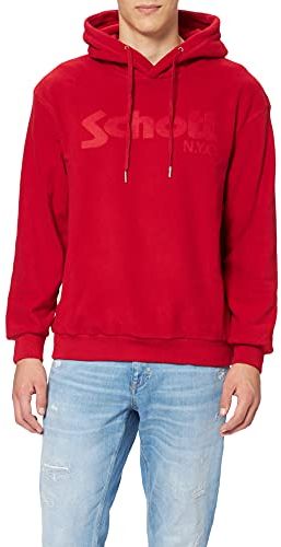 Swbilly Felpa, Rosso (Red Red), Large Uomo