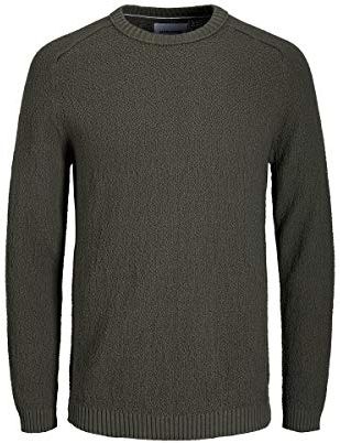 Jcocloud Knit Crew Neck Felpa, Verde (Forest Nightknit Fit), X-Large Uomo