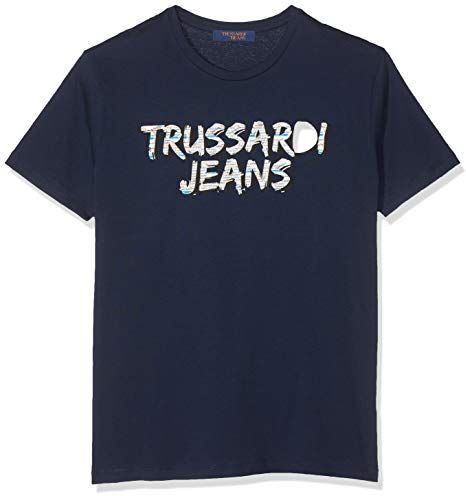 T-Shirt Cotton Jersey Regular, Blu (Navy Blue U290), Medium (Taglia Produttore:M) Uomo