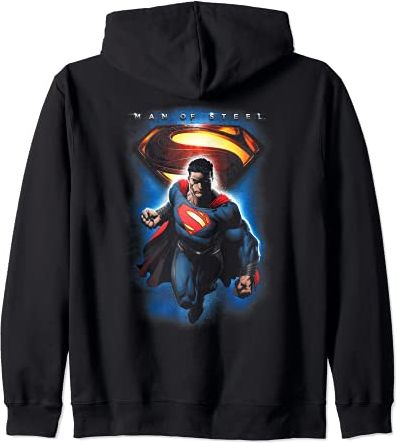 Man of Steel & Symbol Felpa con Cappuccio