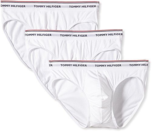 3 Pack Slip Brief, Bianco (White 100), XL (Pacco da 3) Uomo