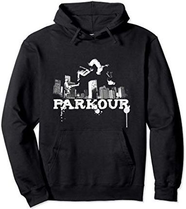 Parkour City Gift Parkour Freerunning Felpa con Cappuccio