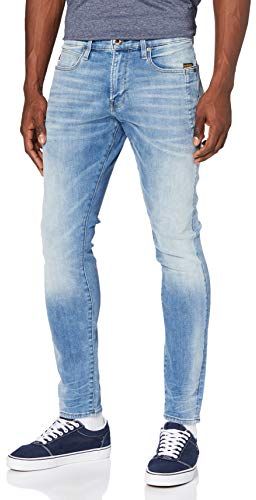 Lancet Skinny Jeans, Vintage Beryl Blue C296/C003, 34W/ 32L Uomo