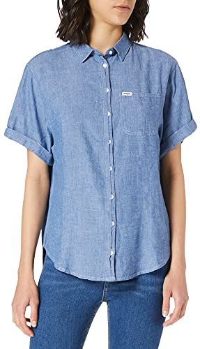 Summer Shirt Camicia, Blu (Blue Shadow 15j), Large Donna