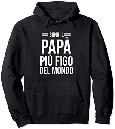 Papà più Bello Mondo Regalo Divertente Felpa con Cappuccio