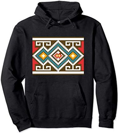 Chakana Inca Pattern - Incan Geometry Symbol Peru History Felpa con Cappuccio