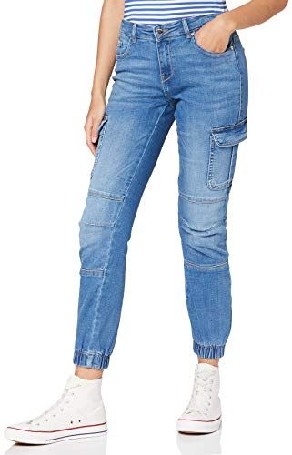 ONLMISSOURI Life DNM Reg AK Car AZ9 Noos Jeans, Medium Blue Denim, M/32 Donna