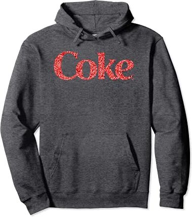 Coca-Cola Red Coke Logo Felpa con Cappuccio