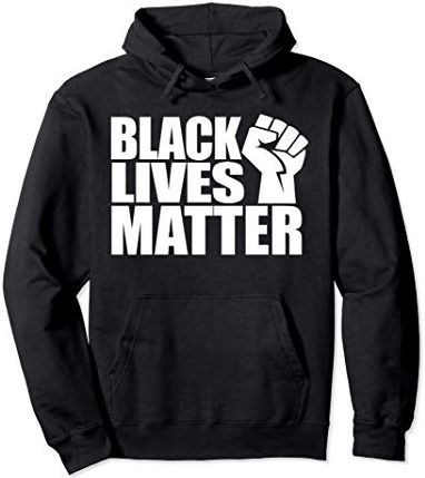 Black Lives Matter black fist Black Lives Matter Felpa con Cappuccio