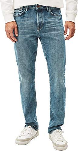 PORTAL5 Jeans Regular, Blu (Bleached Bleached), W33/L32 (Taglia Produttore: 42) Uomo