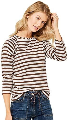 316963 T-Shirt, Toffee Brown, M Donna