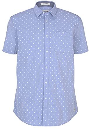 1024718 Pattern Camicia, Blue White Triangle (26537), X-Large Uomo