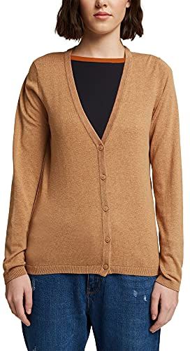 990CC1I312 Maglione Cardigan, 239/Caramel 5, M Regular  Donna