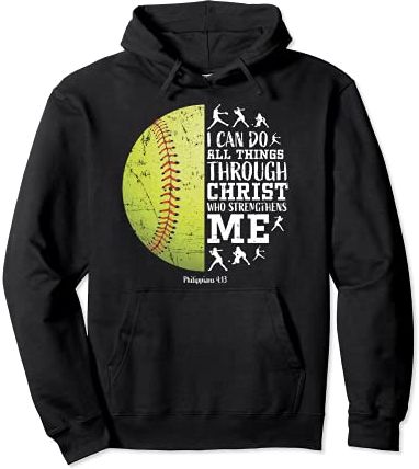 Softball Hoodies Donna Regali Felpa con cappuccio Donna Ragazze Ragazze Felpa con Cappuccio