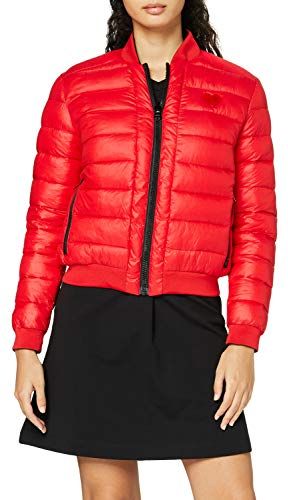 Kurze Jacke Giacca, Red+Black, 44 Donna