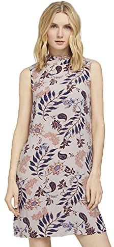 1020635 Basic Vestito, 24313-White Floral Design, 34 Donna