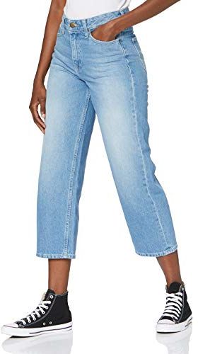 Wide Leg Jeans, Rock Blue, 42 IT (28W/33L) Donna