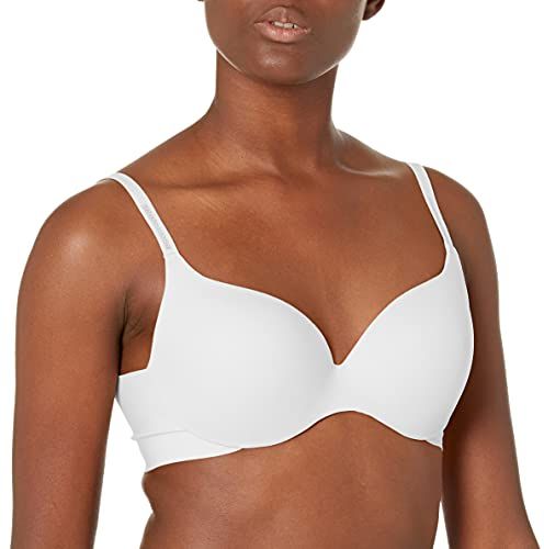 Comfort Devotion Full Coverage Underwire Bra Reggiseno Altamente Coprente, White, 36C Donna