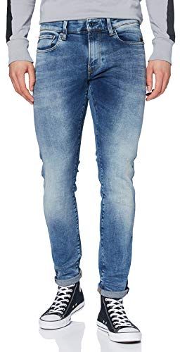 Revend Skinny - Jeans Uomo, Blu (Antic Faded Kyanite C296/B990), 32W / 34L