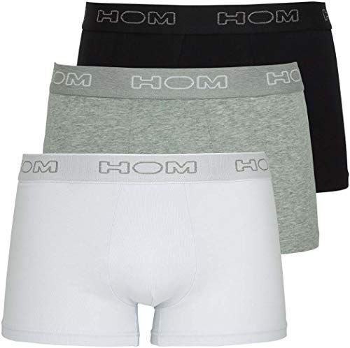 Uomo - Boxer Briefs 3-Pack 'Boxerlines' - Slip Intimo Mutande - Grey Mel/White/Black - Taglia XL