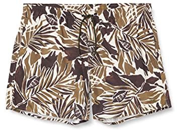 Swimwear Boxer Bold Logo Tape Costume da Bagno, Bright Tropic, 56 Uomo