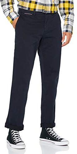 Uomo, Pantaloni, Mercer Th Flex Satin Chino Gmd, Blu (Desert Sky), W33 / L36